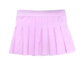 Pink pleated active skirt