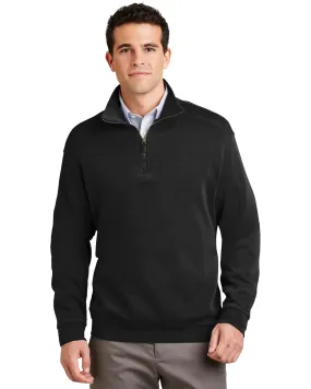 Port Authority F220 Men Flatback Rib 1/4-Zip Pullover