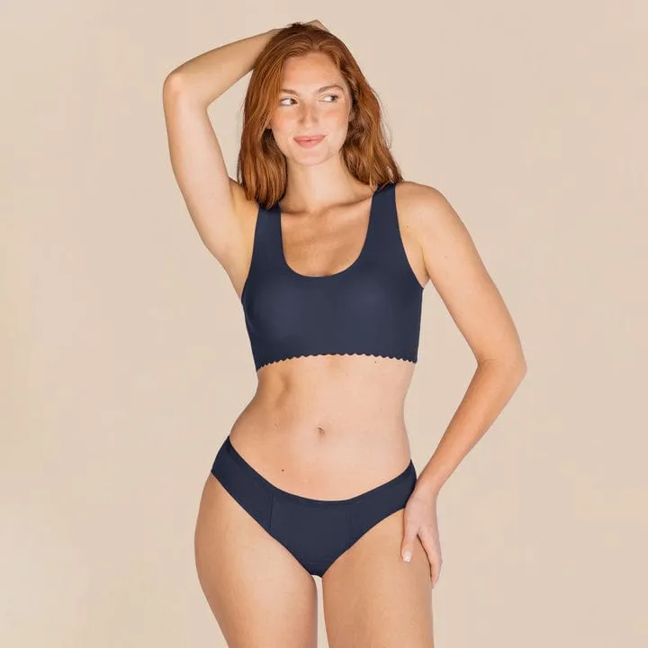  Proof     Leak Proof Bikini - Navy (Heavy)