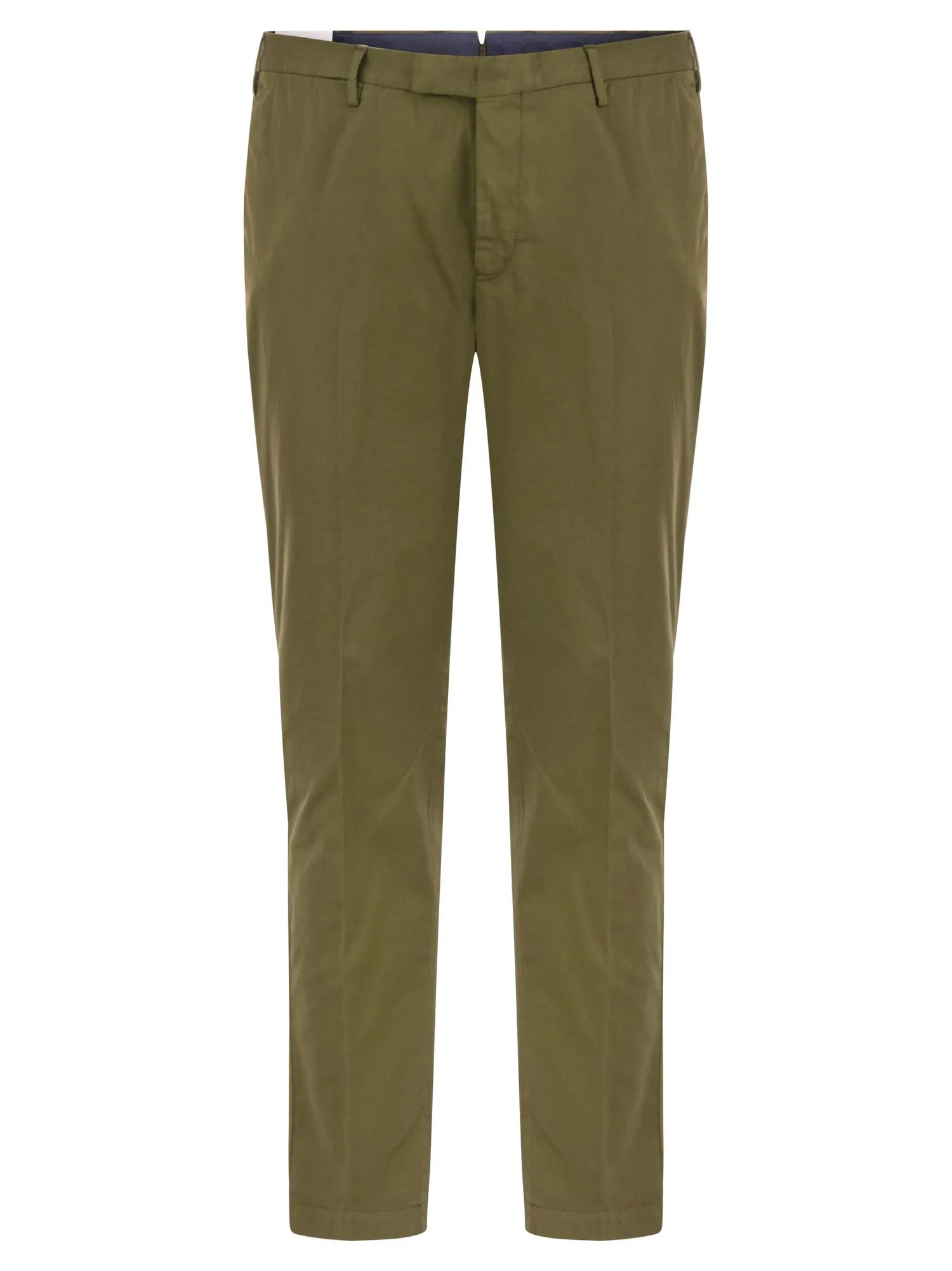 Pt Pantaloni Torino    Pt Pantaloni Torino Skinny Trousers In Cotton And Silk