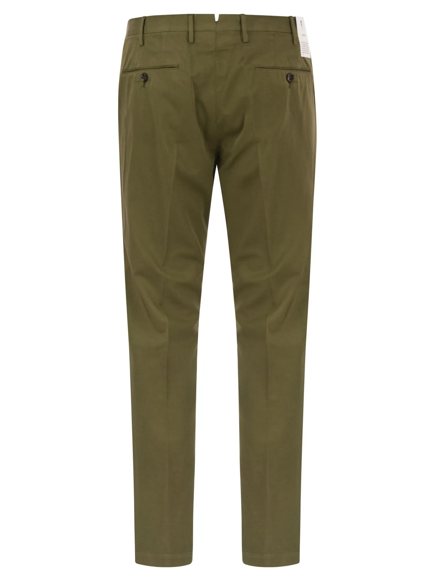 Pt Pantaloni Torino    Pt Pantaloni Torino Skinny Trousers In Cotton And Silk