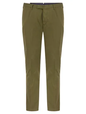 Pt Pantaloni Torino    Pt Pantaloni Torino Skinny Trousers In Cotton And Silk