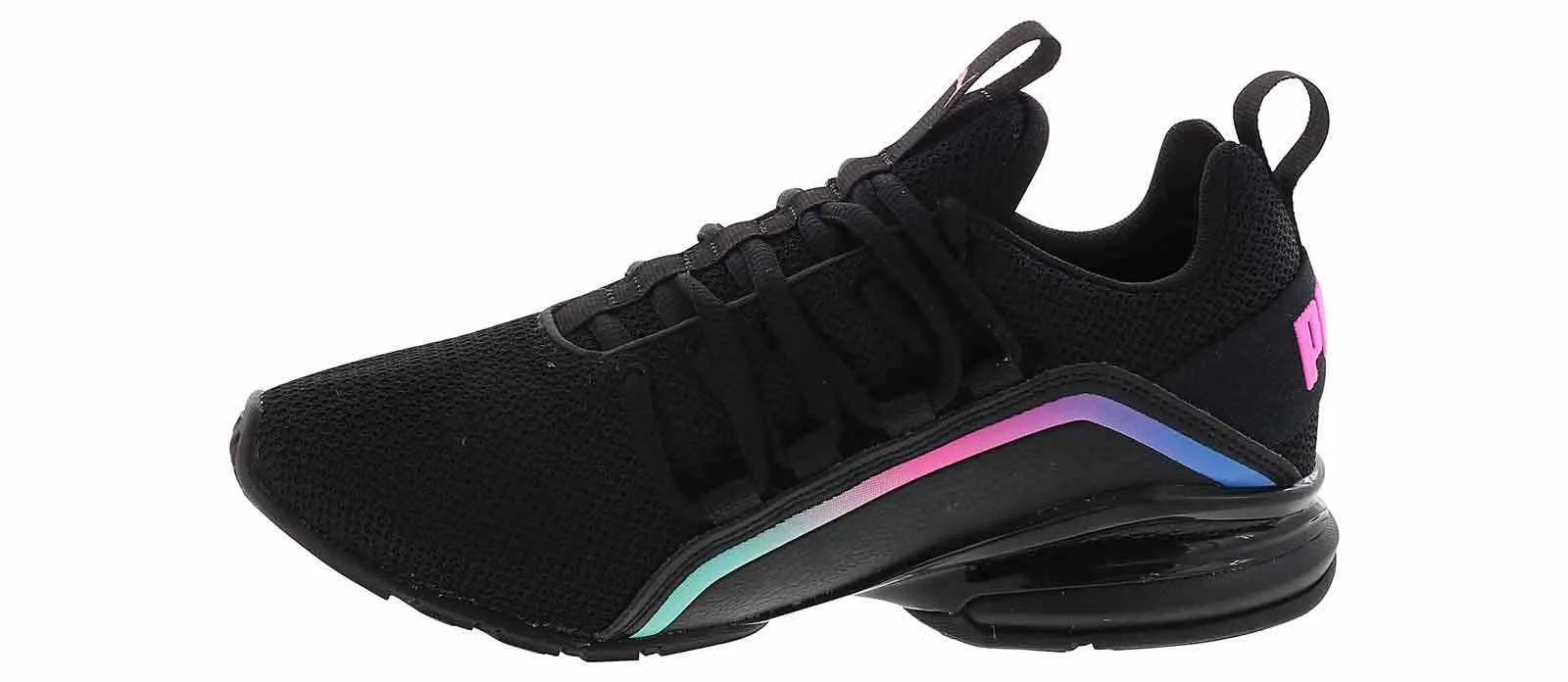 Puma Axelion Mesh Fade Junior Girls’ Athletic Shoe