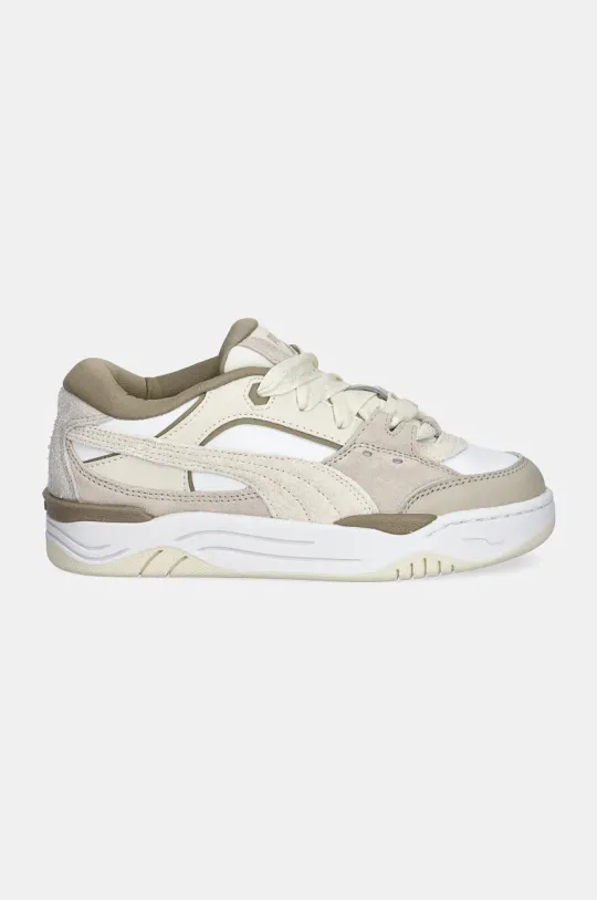 Puma leather sneakers Puma-180 PRM Wns beige color