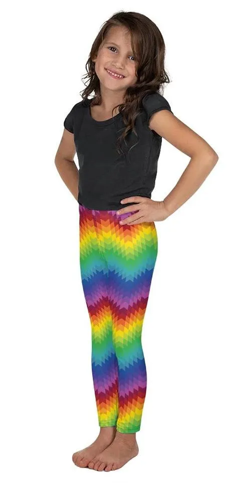 Rainbow Pattern Kid's Leggings