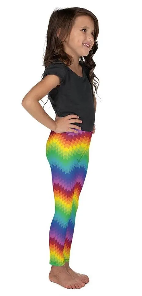 Rainbow Pattern Kid's Leggings