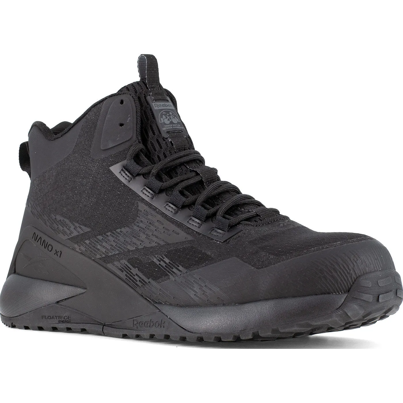 Reebok Nano X1 Adventure Work Mid Men's Composite Toe Electrical Hazard Athletic Work Shoe