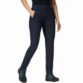 Regatta Womens Pentre Stretch Walking Bottoms Trousers - Navy