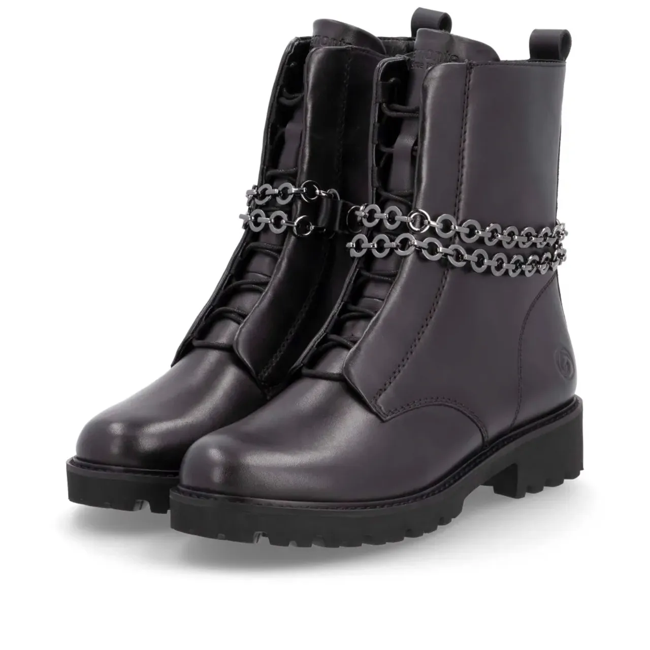 Remonte D8665-00 Black Boot With Chain