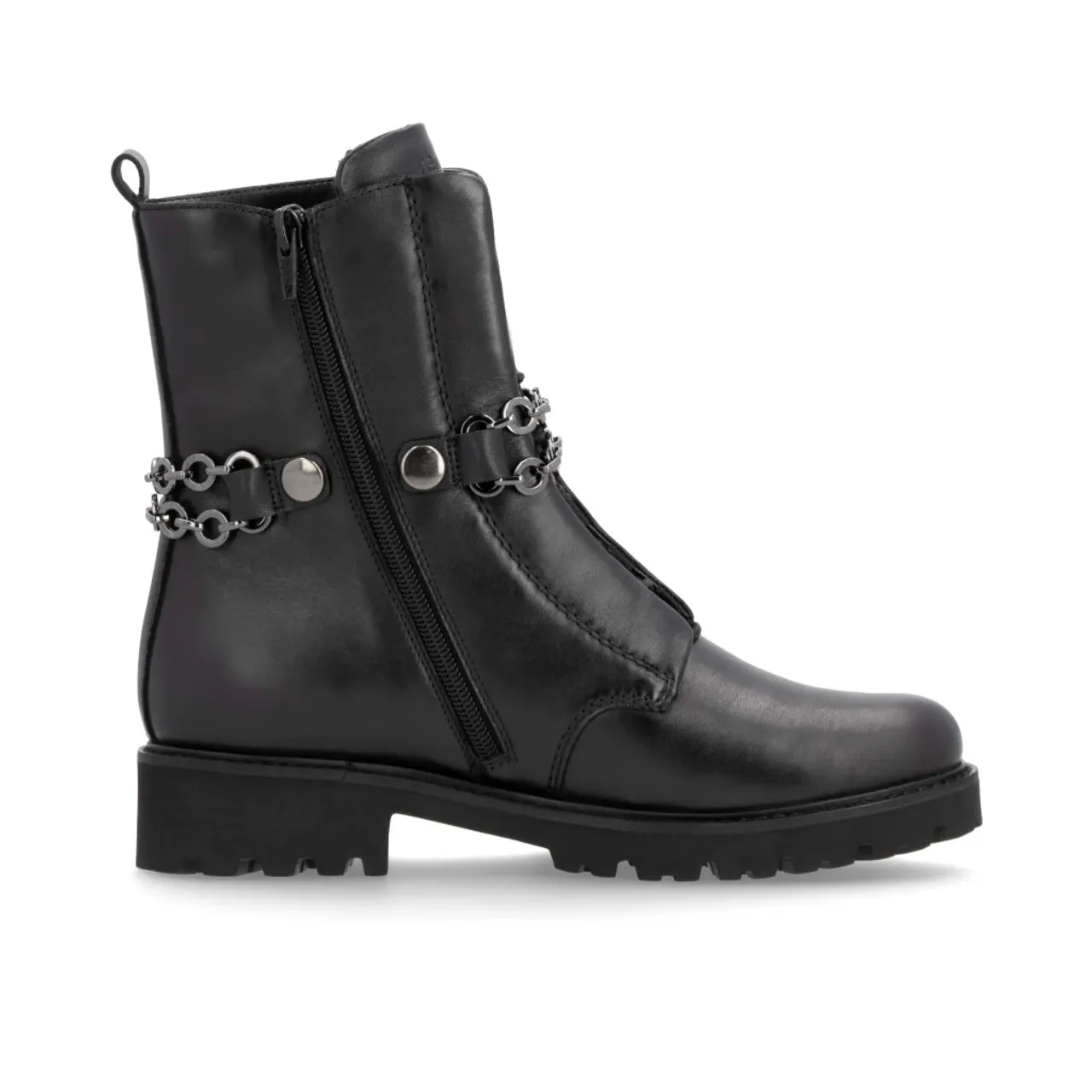 Remonte D8665-00 Black Boot With Chain