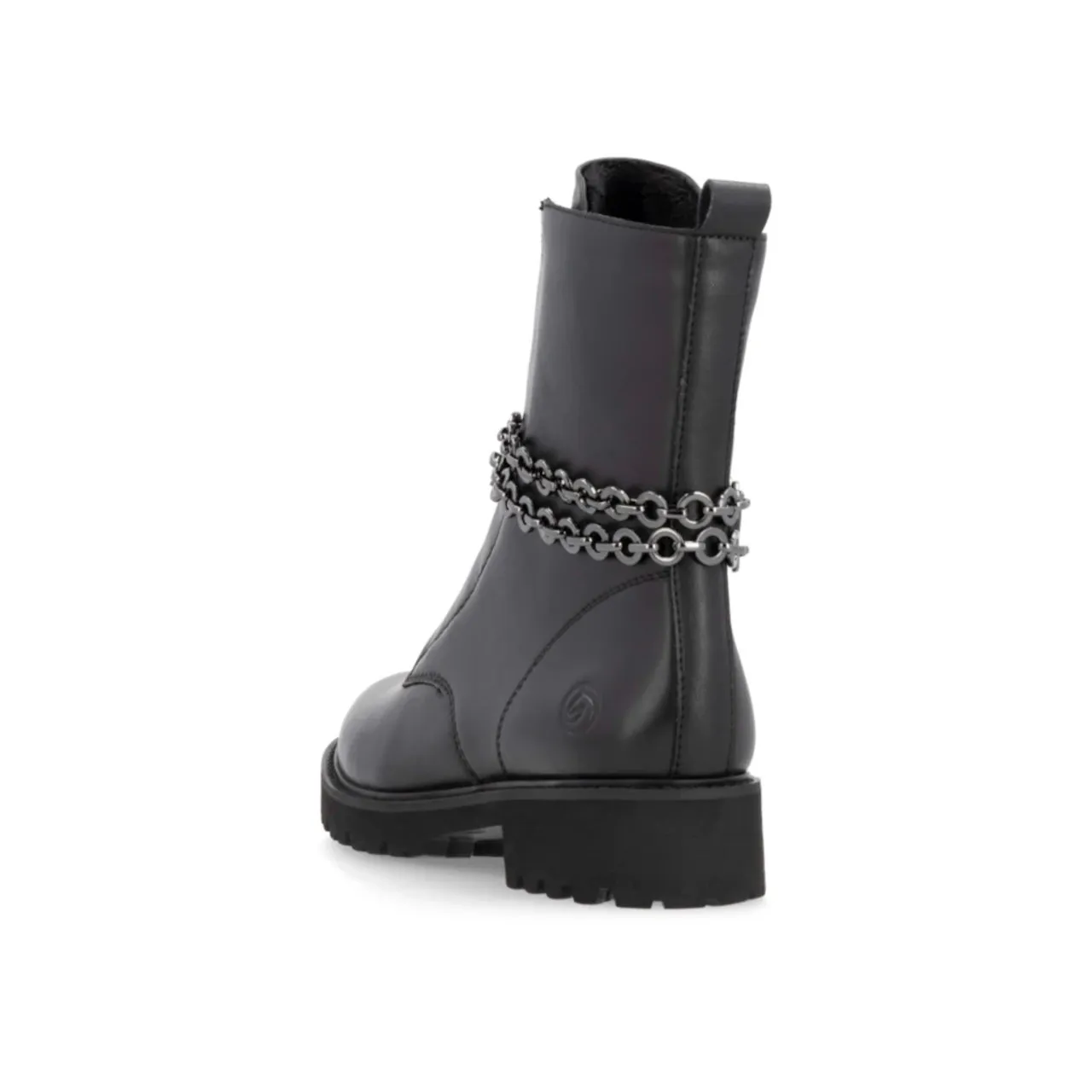 Remonte D8665-00 Black Boot With Chain