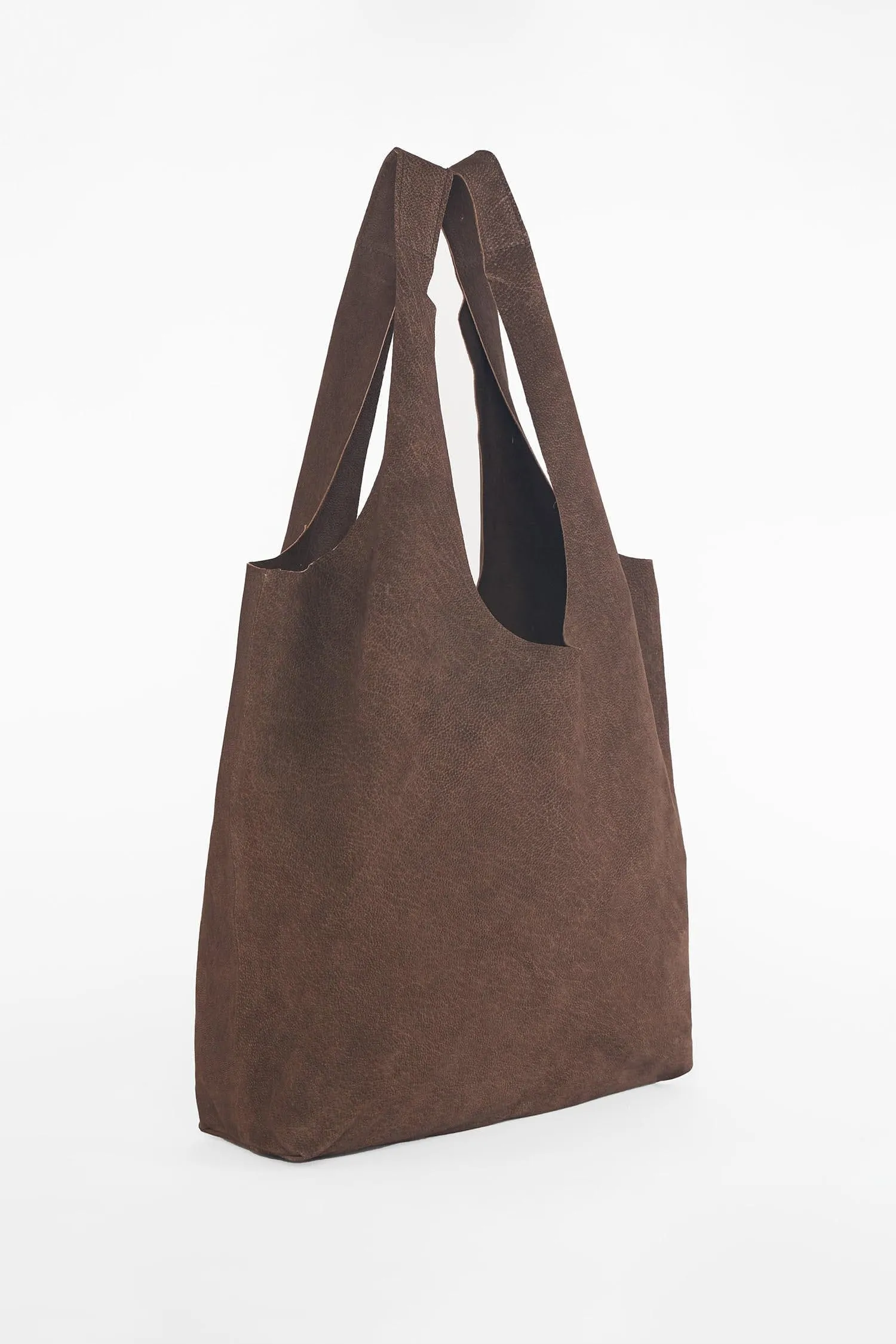 RLH3406 - Monochromatic Leather Shopping Bag