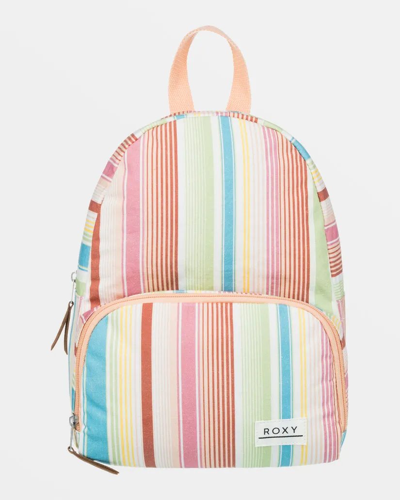 Roxy Always Core Canvas Backpack-White Salty Stripe