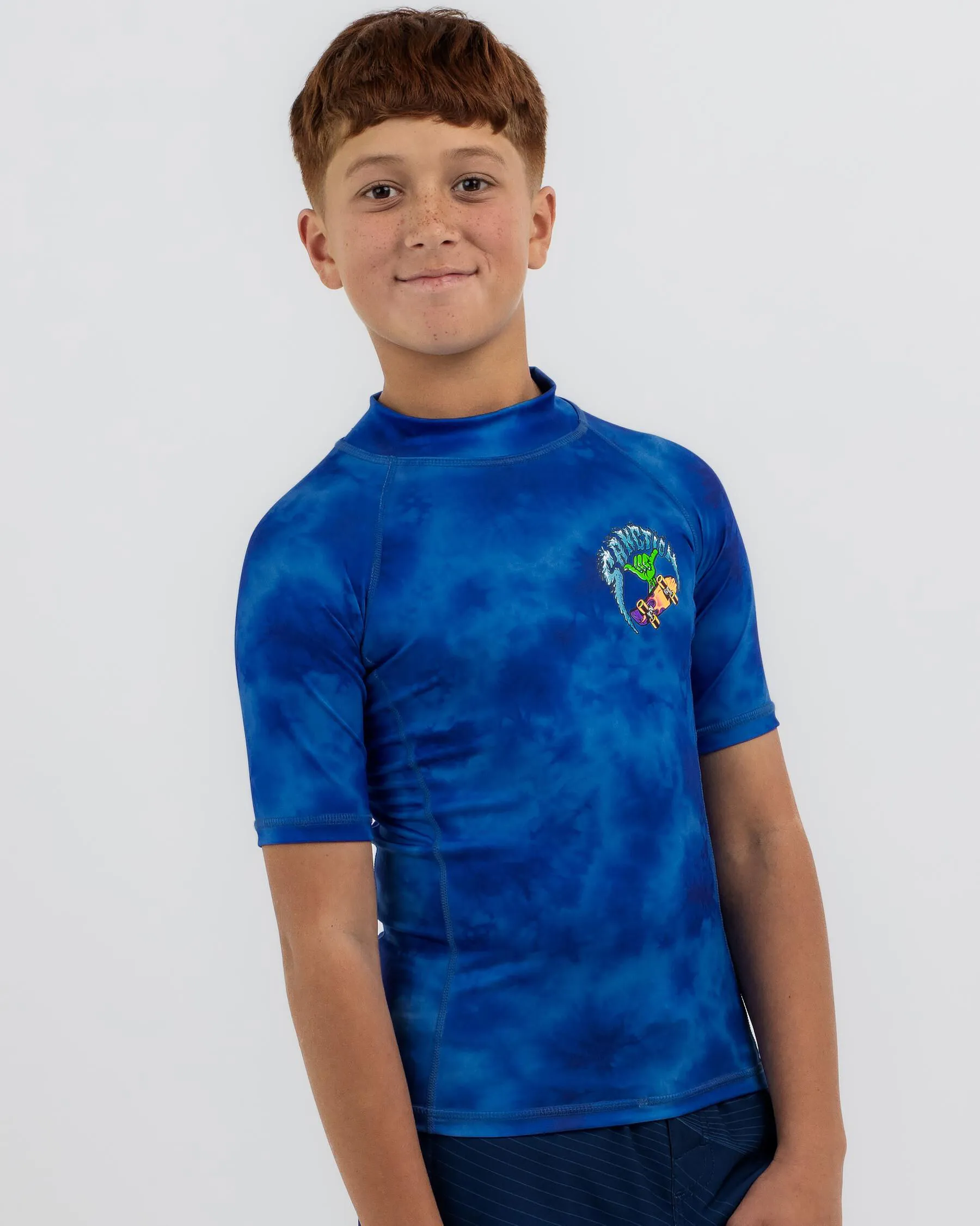 Sanction Boys' Shred Short Sleeve Rash Vest