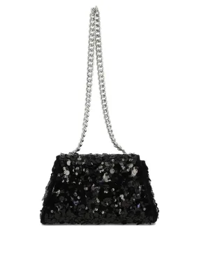 Self Portrait    Self Portrait Sequin Bow Mini Shoulder Bag