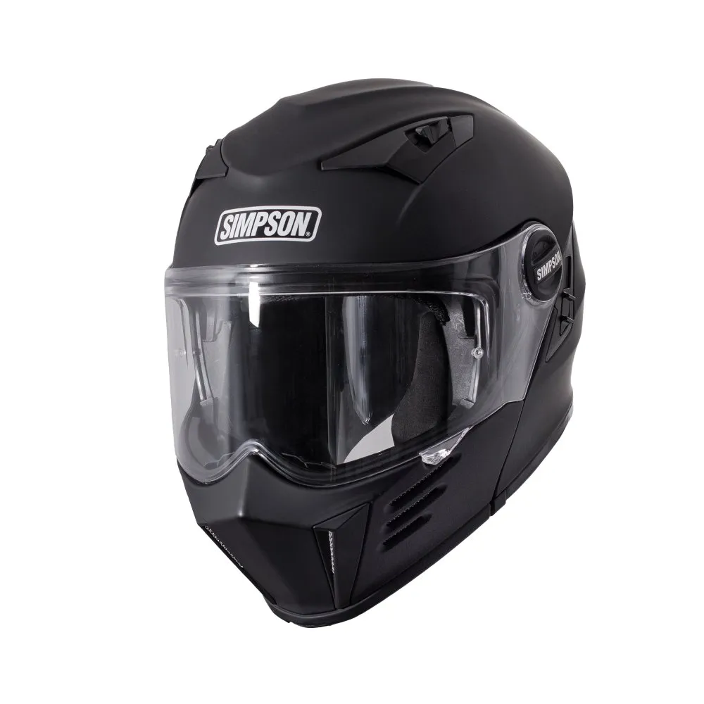 Simpson Darksome 06 Plain Helmet - Matt Black