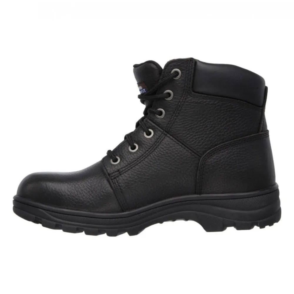 Skechers Men Black Workshire Steel Toe Safety Boot