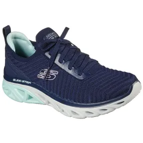 Skechers Women's Glide Step Sport Level Up Trainers Navy / Aqua