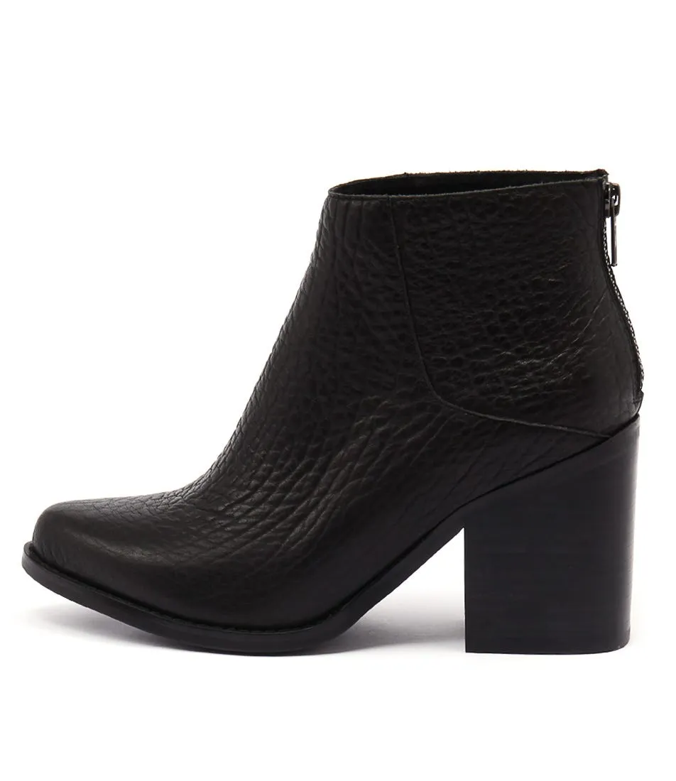 SOL SANA Leo Boot Black Elephant Leather