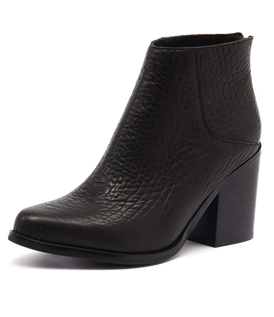 SOL SANA Leo Boot Black Elephant Leather