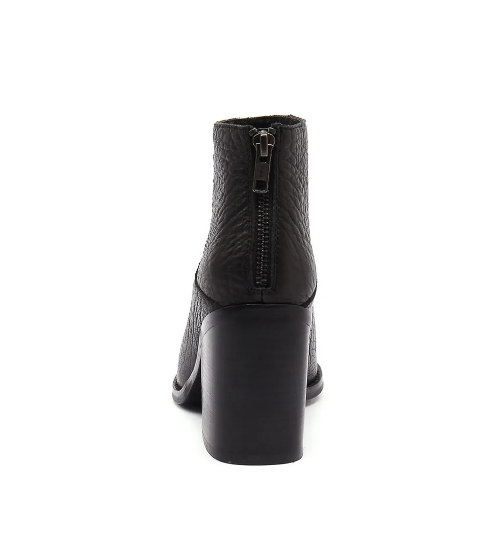 SOL SANA Leo Boot Black Elephant Leather