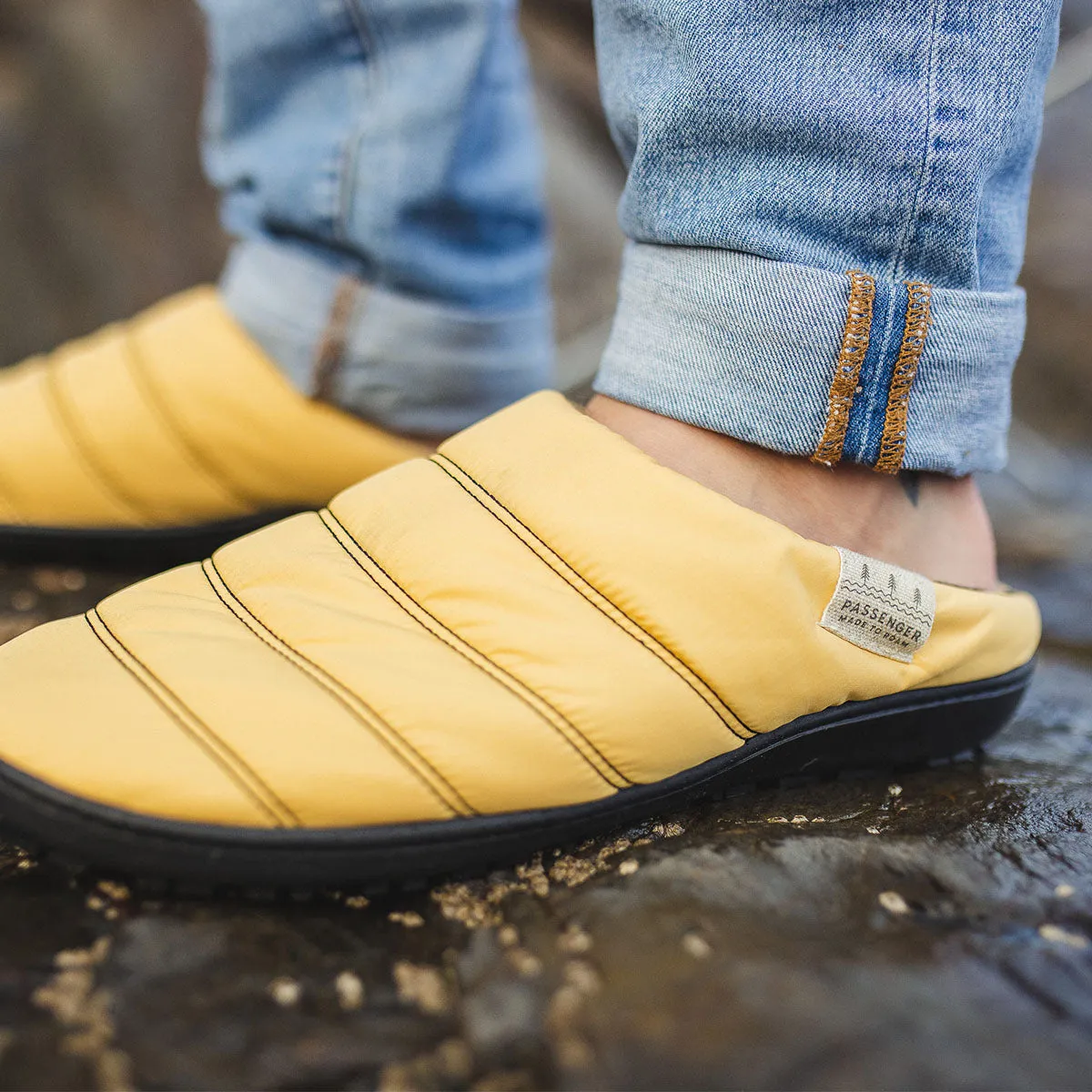 Sole Recycled Slipper - Ochre Yellow