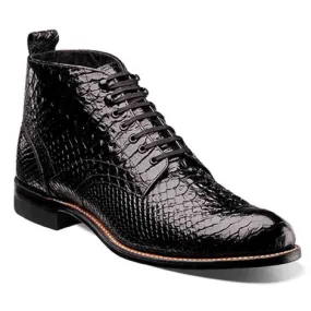 Stacy Adams Men's Madison Black Anaconda Print Dress Boot