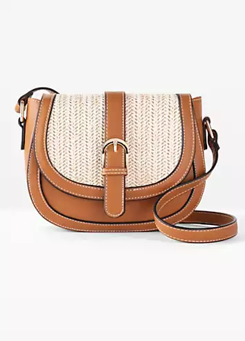 Straw Effect Shoulder Bag by bonprix | Look Again