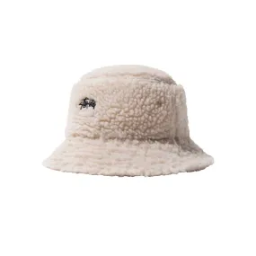 Stussy Sherpa Bucket Hat Oatmeal 1321070