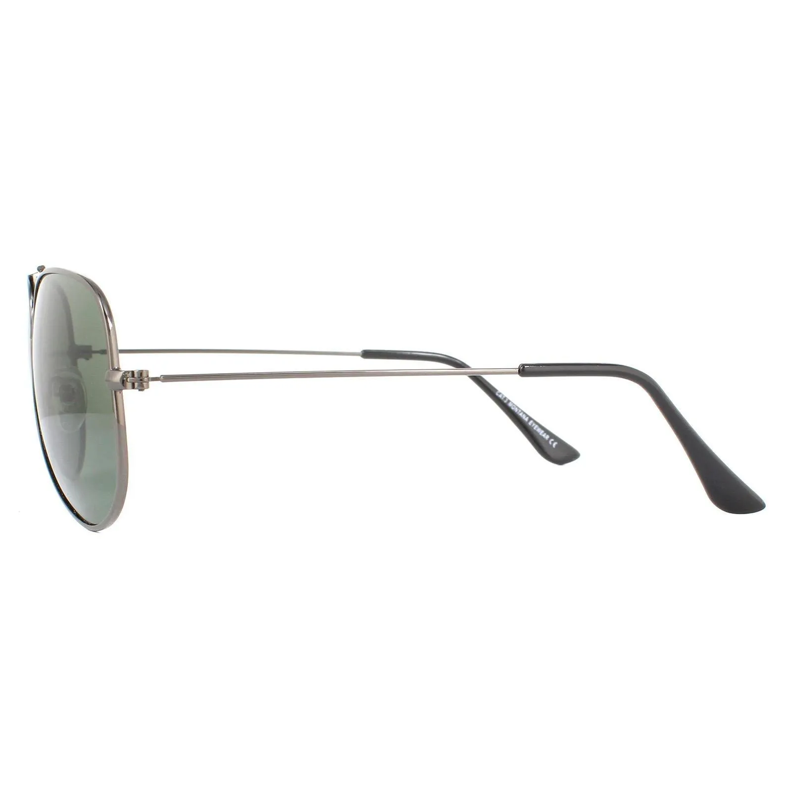 Sunglasses | Aviator Gunmetal Black Smoke Polarized Sunglasses | montana