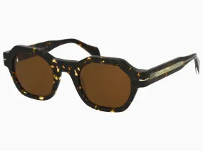 Sunglasses with hexagonal lens