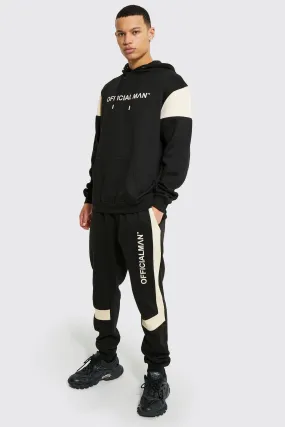 Tall Official Man Colour Block Tracksuit