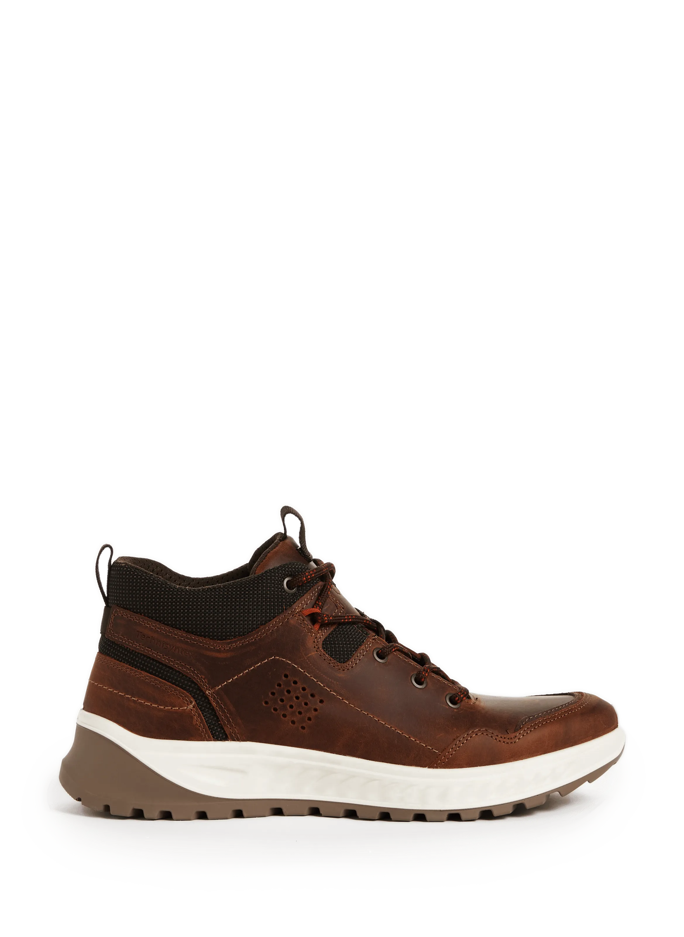 TBS  Lawrens high-top leather sneakers - Brown