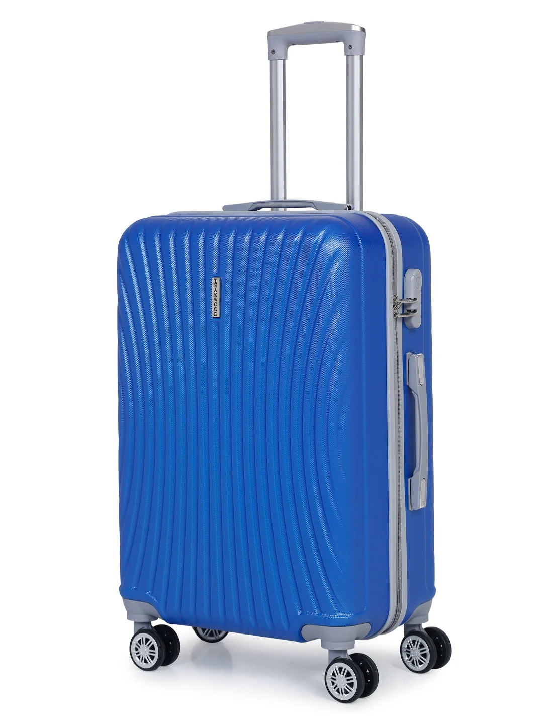 Teakwood Medium Trolley Bag - Blue