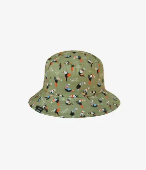 The Crazy Toucan Bucket Hat - Iguana - KIDS