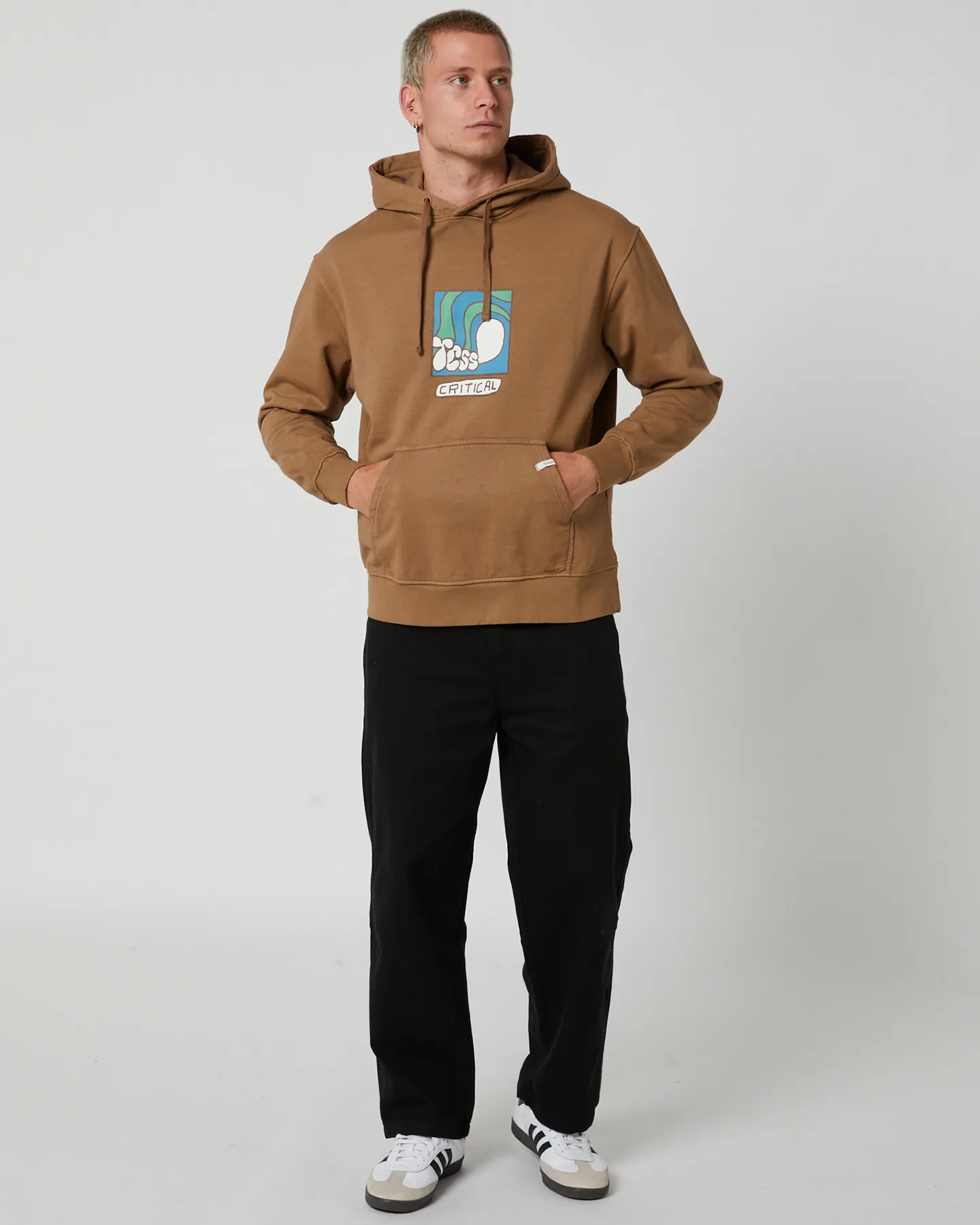 The Critical Slide Society Washroom Hoodie - Brown | SurfStitch