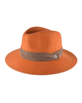 The Moment Wide Felt Hat - Rusty Orange