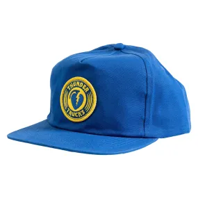 Thunder Charged Grenade Snapback Hat Blue/Gold