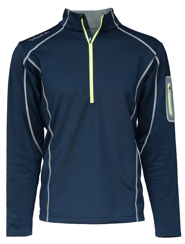 THZ Men 5V Heated Thermal Half-Zip Pullover