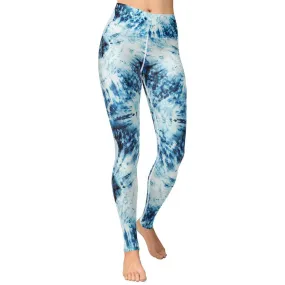 Tie Dye Indigo Yoga Leggings