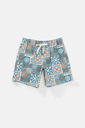 Tile Beach Short Teal