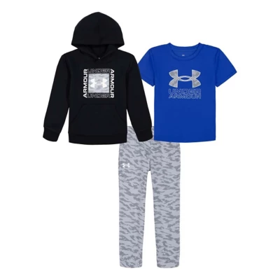 Toddler Under Armour Rival Camo Hoodie and Joggers Set