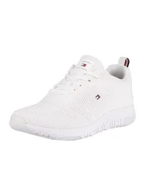 Tommy Hilfiger Corporate Mesh Trainers - White