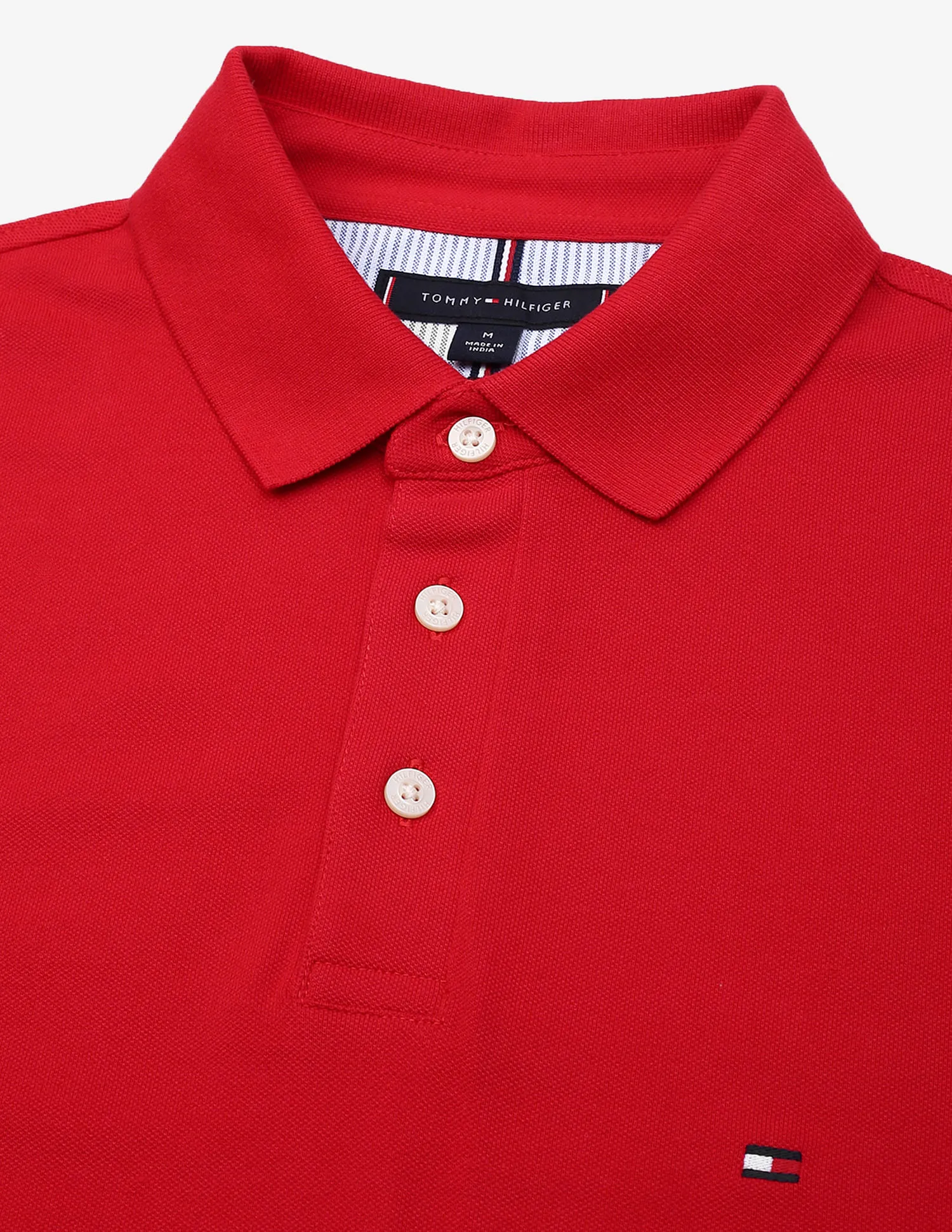 Tommy Hilfiger Solid Cotton Polo Shirt