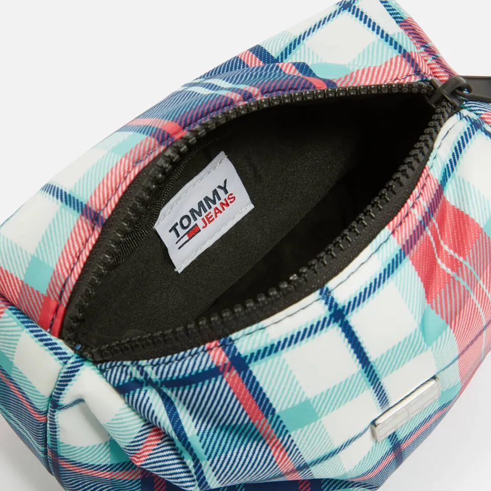 Tommy Jeans Conscious Tartan Shell Hype Vanity Bag