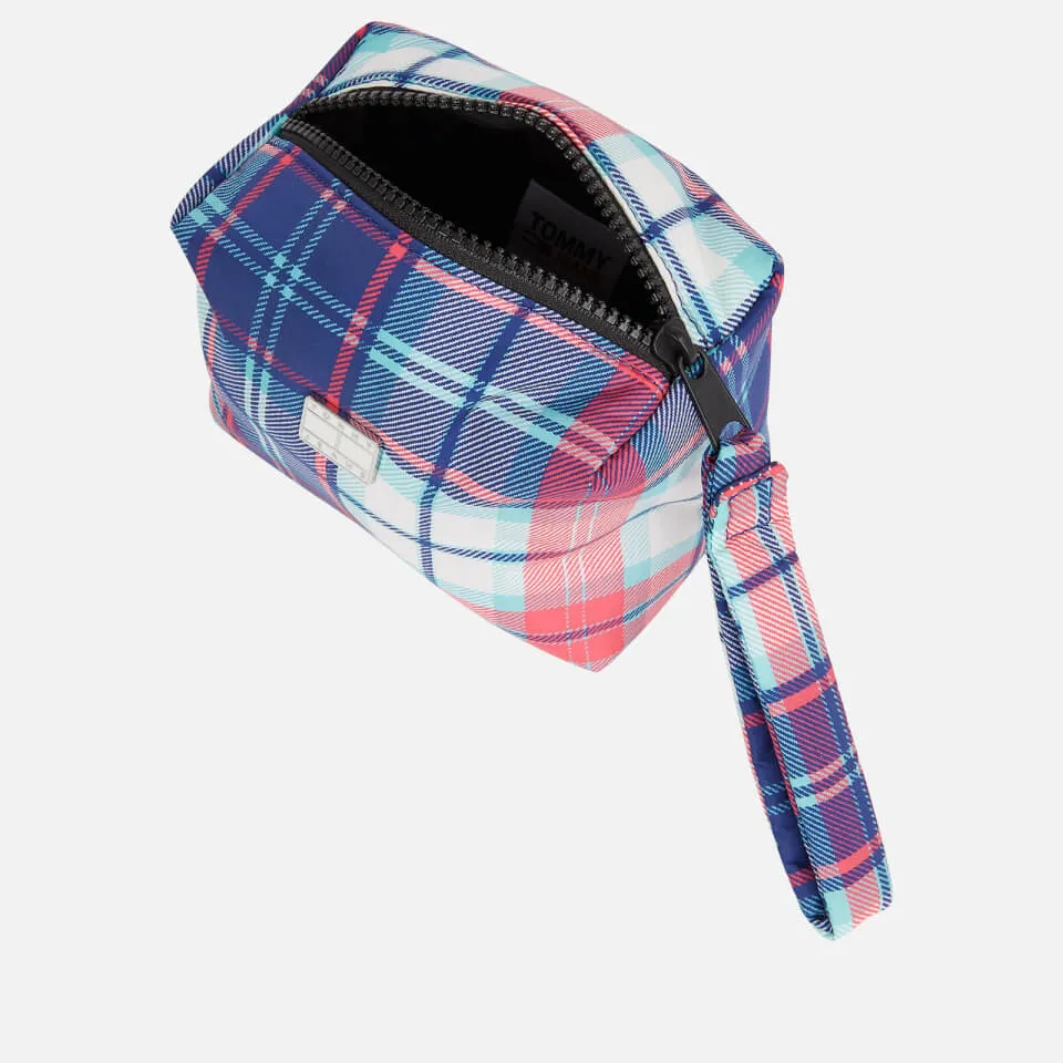 Tommy Jeans Conscious Tartan Shell Hype Vanity Bag