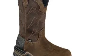 Two Harbors  Men's 11-inch Waterproof Leather Safety Toe Pull-On Boot