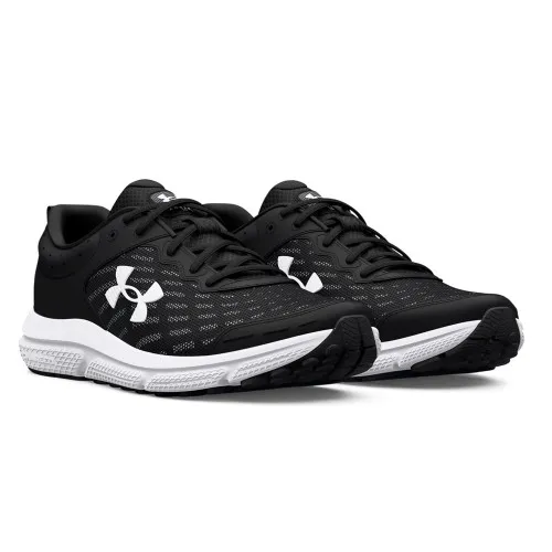 Under Armour Men's Charged Assert 9 Running Shoe Black/White