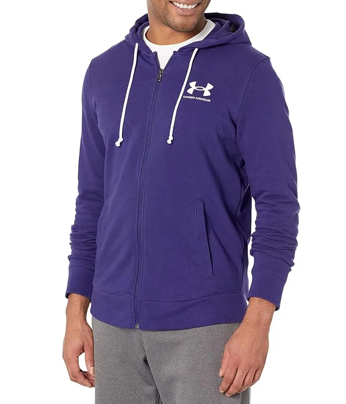 Under Armour Rival Terry Left Chest Full Zip Hoodie Men's