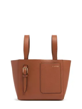 Valextra   Mini bucket leather top handle bag 